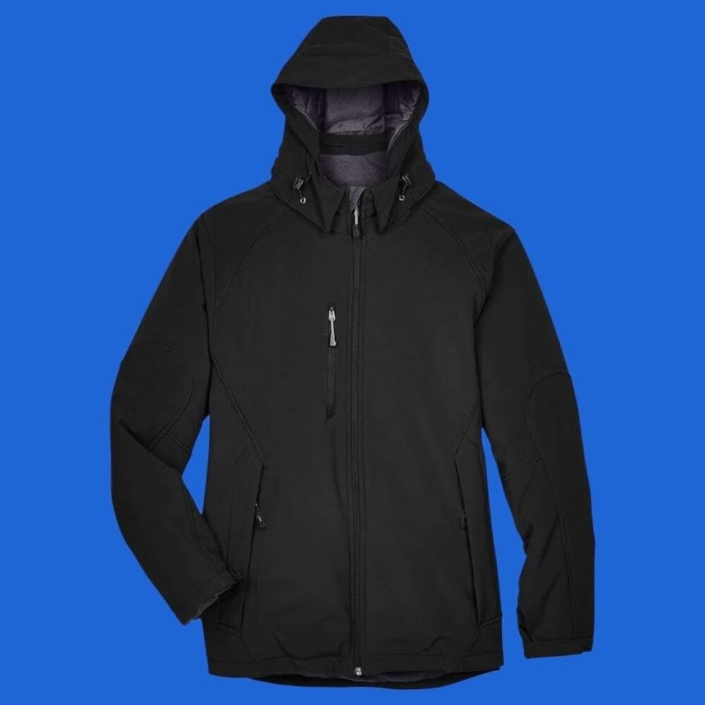 Men's Sz 5XL North End Glacier Insulated 3-Layer Fleece Soft Shell Hooded Jacket